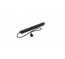Hyperline SHE19-12IEC-2.5AIEC Блок розеток для 19" шкафов, горизонтальный, 12 розеток IEC320 C13   496740  Hyperline