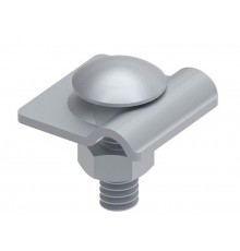 Зажим крепежный для прутка, гор. цинк, 391022  МС-022-ГЦ   Ostec