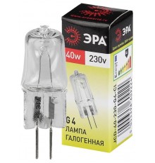 Лампа галогенная капсульная 40Вт 220В G4 JCD  C0039280  ЭРА