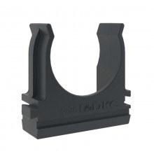 Держатель с защелкой, д.25мм, черный  51025N  DKC