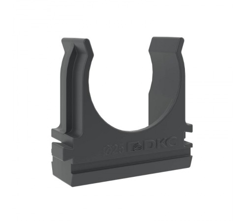 Держатель с защелкой, д.25мм, черный  51025N  DKC