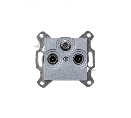 ABB Levit Серебро Розетка TV-R-SAT единственная  5011H-A03303 70W  2CHH083303A6070  ABB