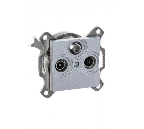 ABB Levit Серебро Розетка TV-R-SAT единственная  5011H-A03303 70W  2CHH083303A6070  ABB