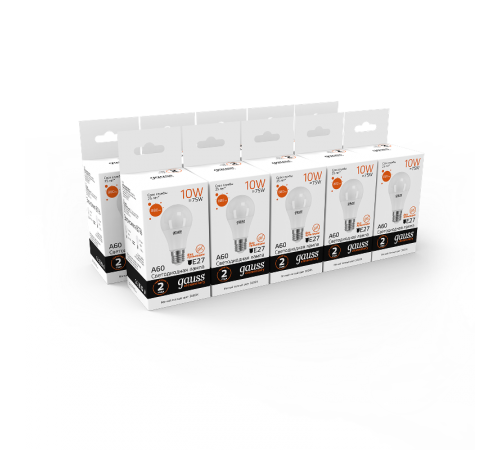 Лампа светодиодная LED 10Вт E27 220В 4100К Elementary A60  23220  Gauss