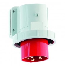 Вилка настенная 32A 5p 400V 6h IP67 Quick-Connect фланец 75 x 90 I 24418-Bals I Bals
