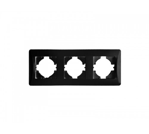 Рамка 3 поста (антрацит) серия BW  201223  SPL