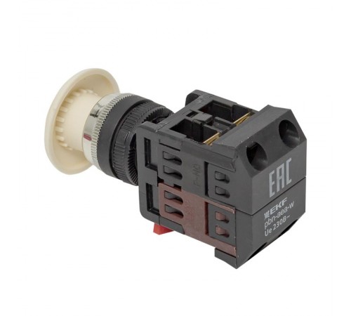 Кнопка AEA-22 "Грибок" белая NO+NC EKF PROxima  pbn-aea-w  EKF