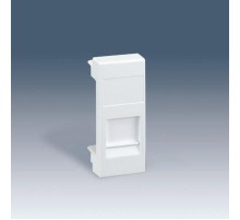 Simon 82 Адаптер со шторками на 1 коннектор SYSTIMAX (UTP), узкий модуль, 82С, слоновая кость  82585-61  Simon