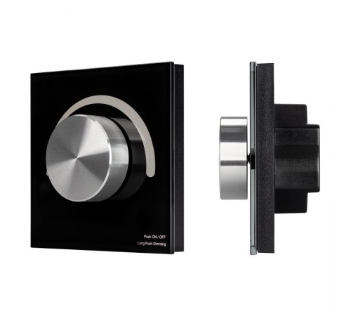 Панель SMART-P91-DIM-G-SUF Black (230V, Rotary, 2.4G) (arlight, Пластик)  028425  Arlight