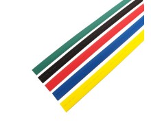 Набор термоусадочной трубки 25,0/12,5 мм, пять цветов (упак. 25 шт. по 1 м)  29-0175  REXANT