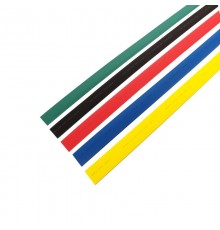 Набор термоусадочной трубки 25,0/12,5 мм, пять цветов (упак. 25 шт. по 1 м)  29-0175  REXANT