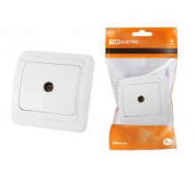 Розетка TV простая (0-2400 Гц,  "мама") "Валдай"   SQ1804-0014  TDM