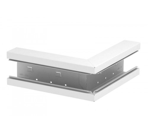 Внешний угол кабельного канала Rapid 80 нерегулируемый 70x130 мм (сталь,белый) (GS-SA70130RW)  6277210  OBO Bettermann