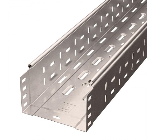 Лоток перфорированный Стандарт INOX (AISI 409) 150х100х3000 (0,7 мм) (6 м/уп)  PR16.2413  Промрукав