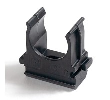 Крепёж-клипса для труб Полистирол черная д16 в малой упаковке (10шт/1000шт уп/кор)  PR13.0209  Промрукав