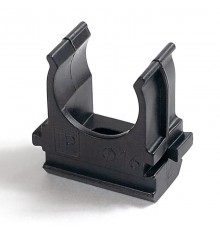 Крепёж-клипса для труб Полистирол черная д16 (100шт/2000шт уп/кор)  PR.02716ч  Промрукав