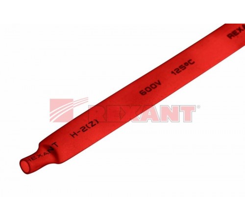 Термоусадка 8,0 / 4,0 мм, красная (1м)  20-8004  REXANT