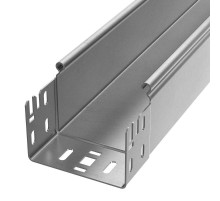 Лоток неперфорированный Профи INOX (AISI 304) 100х80x3000 (1,2 мм) (6 м/уп)  PR16.14038  Промрукав