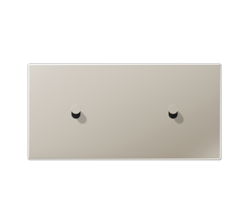 Центральная плата, 2 поста, для горизонтальной установки, тумблеры 1+1,конус; металлическое исполнение; нержавеющая сталь; серия LS  ES12-200K1  Jun