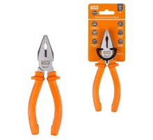 Пассатижи (плоскогубцы), с пластиковыми рукоятками, углеродистая сталь, 160 мм, серия "Гранит"  SQ1009-0101  TDM