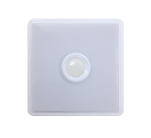 Светильник светодиодный СПБ-2Д-КВАДРАТ 24Вт 230В 4000К 1700лм 270мм с настраиваемым датчиком белый  4690612022024  IN HOME