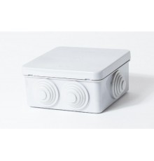 Коробка распределительная с кабельными вводами, (6 вводов) 100х100х50, IP54  KMS 002  SPL