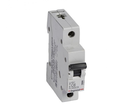 Выключатель автоматический  однополюсный RX3 4500 6А C 4,5кА  419661  Legrand