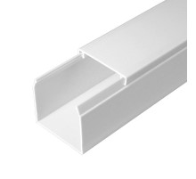 Кабель-канал белый 40х40 (60м/уп) 2-й замок в г/к   PR.064040  Промрукав