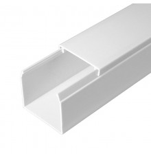 Кабель-канал белый 40х40 (60м/уп) 2-й замок в г/к   PR.064040  Промрукав