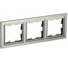 BRITE Рамка 3-ая РУ-3-БрШ шампань  BR-M32-K37  IEK