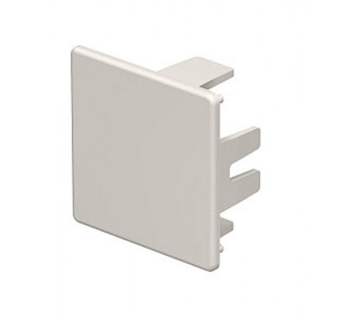 Торцевая заглушка кабельного канала WDK 40x40 мм (ПВХ,кремовый) (WDK HE40040CW)  6162592  OBO Bettermann