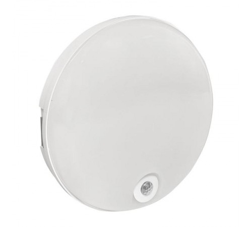 Светильник светодиодный ЖКХ круг ДПО-2100 с инфракрасным датчиком движения 12Вт 4000K IP65  EKF PROxima  BKL-2100DI-R-12-4000  EKF