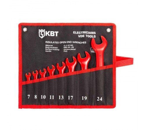 Набор диэлектрических однорожковых ключей НИИ-24 серия ЭКСПЕРТ  89750  КВТ