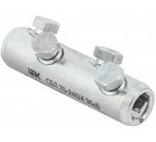 Соединитель болтовой луженый СБЛ 70-240/4 35кВ  UCB11-070-240-04-35  IEK