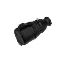 Розетка переносная влагозащищенная с крышкой, с/з, 16 А, IP44 каучук  111-004  REXANT