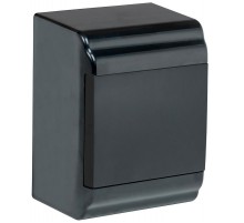 Корпус пластиковый навесной на 4 модуля ЩРН-П-4 IP41 черный PRIME  MKP13-N-01-04-41-K02  IEK