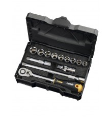 Набор метрических головок с удлиненной трещоткой Ergonic в кейсе, 13шт 05681318  05681318  Felo