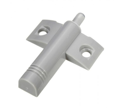 Амортизатор газовый для плавного закрывания двери, врезной/внешний серый (1 шт) - пакет   129984  Tech-KREP