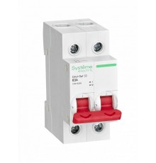 Выключатель нагрузки модульный 2П 63А City9  C9S16263  SE