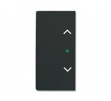 Клавиша двойная free@home, жалюзи, future, цвет чёрный бархат6220-0-0625 ABB