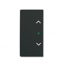 Клавиша двойная free@home, жалюзи, future, цвет чёрный бархат6220-0-0625 ABB