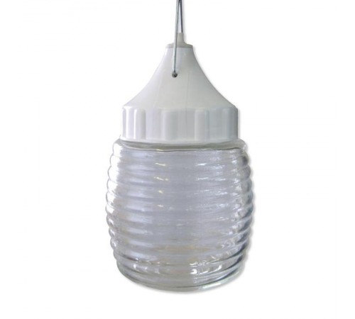 Светильник для ЖКХ под лампу НСП Бочонок 120 03-001 60Вт ЛН/КЛЛ/LED Е27 IP53 белый 1005550253  Элетех