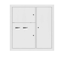 Щит этажный 2 кв. RAL9003 (1000х950х150)  mb28-v-2-r9003  EKF