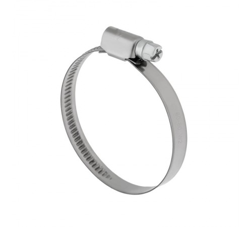 Хомут червячный 60-80/9-0,6мм, нержавеющая сталь W2, (25 шт/уп)  07-0760  REXANT