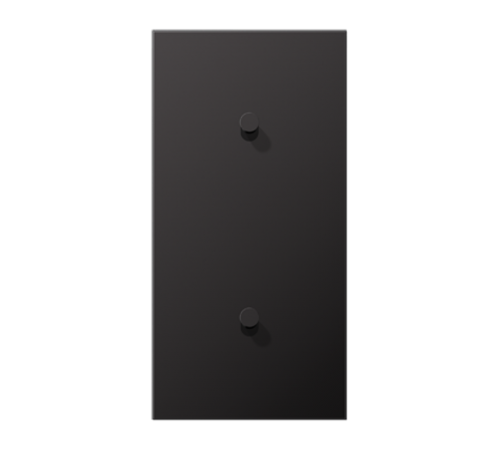 Центральная плата, 2 поста, для вертикальной установки, тумблеры 1+1,конус; металлическое исполнение; Dark; серия LS  AL12-20DK01  Jung
