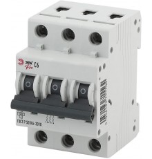 Выключатель автоматический трехполюсный NO-902-187 ВА47-63 3P 6А 6кА характеристика C Pro  Б0036871  ЭРА