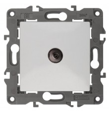 14-3102-01 Розетка TV проходная, IP20, Эра Elegance, белый  Б0034296  ЭРА