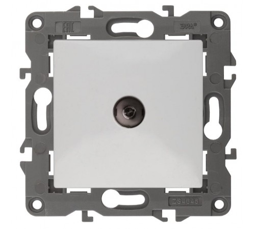 14-3102-01 Розетка TV проходная, IP20, Эра Elegance, белый  Б0034296  ЭРА