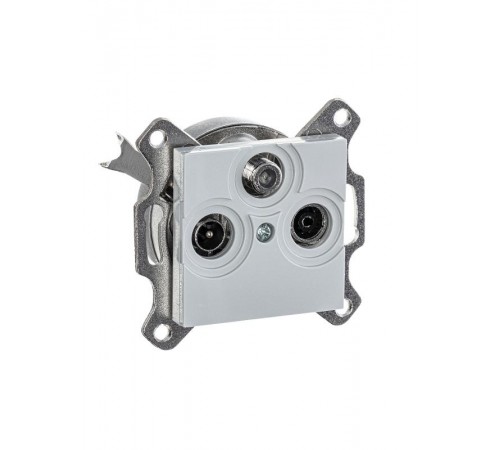 ABB Levit Серый Розетка TV-R-SAT единственная  5011H-A03303 16W  2CHH083303A6016  ABB