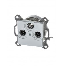 ABB Levit Серый Розетка TV-R-SAT единственная  5011H-A03303 16W  2CHH083303A6016  ABB